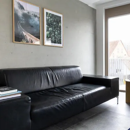 Neubau Wohnung In Der Innenstadt Schwaebisch Hall Room photo